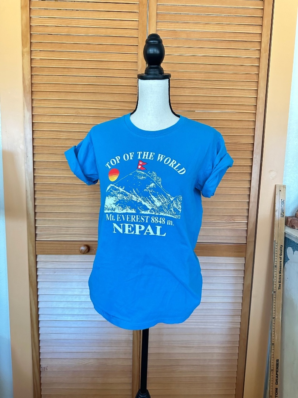 Vintage Mt. Everest CLIMBER T-Shirt: Nepal Souvenir Tee